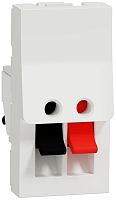Розетка аудио без рамки Schneider Electric Unica Modular 1-м. 1 мод. белый картинка